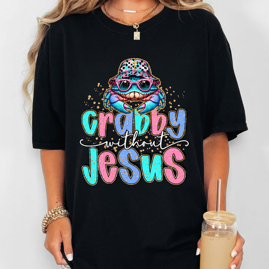 Crabby without Jesus T-shirt