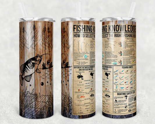 Fishing Knowledge Tumbler