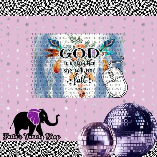 God Is Within her Mousepad