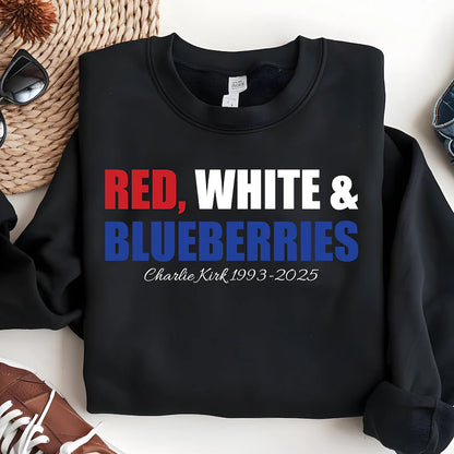 Red  White Blueberries Sweatshirt