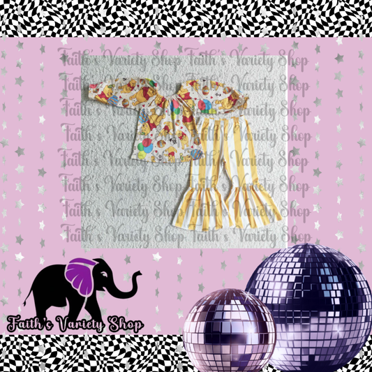 Yellow Bear Children's Outfit