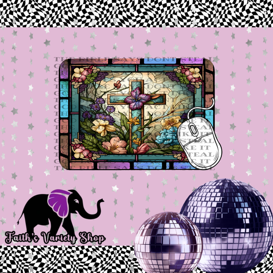 Religious Cross Mousepad