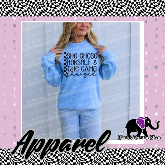 She Chose Herself and Everything Changed Apparel