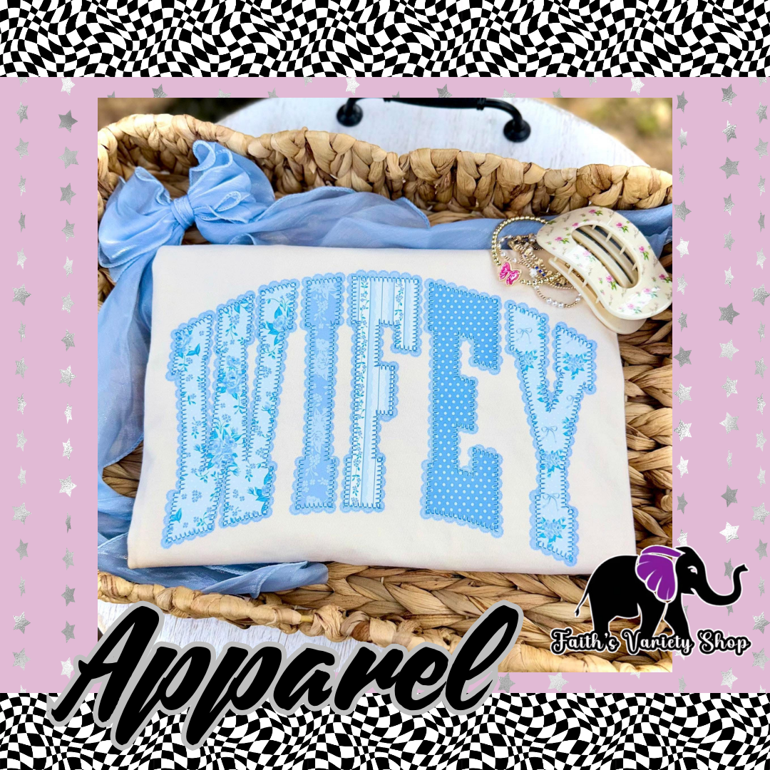 Blue Wifey Apparel